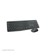 TECLADO Y MOUSE LOGITECH MK235 WIRELESS BLACK - Imagen 2