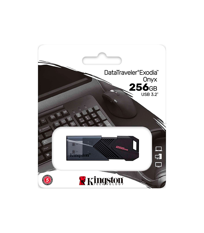 DTXON 256GB MEMORIA KINGSTON EXODIA ONYX USB 3.2 / 256GB / BLACK - Imagen 1