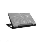 COOLER PAD JEDEL H8 / 14" / 6 FAN / PLASTIC + IRON MESH