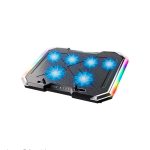 COOLER PAD JEDEL Q8 / 15.6" / 6 FAN / PLASTIC + IRON MESH