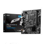 MAINBOARD MSI PRO B760M-E / DDR4 / LGA 1700 / M.2