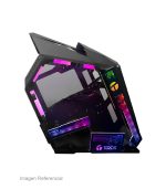 CASE TEROS GAMER MICRO ATX TE-1314G BLACK - Imagen 2