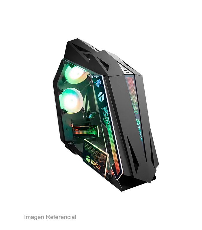 TE-1314G CASE TEROS GAMER MICRO ATX TE-1314G BLACK - Imagen 1