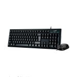 TECLADO + MOUSE GENIUS KM-100SE / USB / BLACK