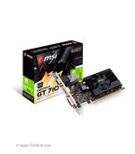 TARJETA DE VIDEO MSI GT 710 / 2GB DDR3 / 64BIT / DVI - VGA - HDMI