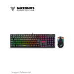 TECLADO + MOUSE MICRONICS NEON GAMER MIC GT1000 / USB