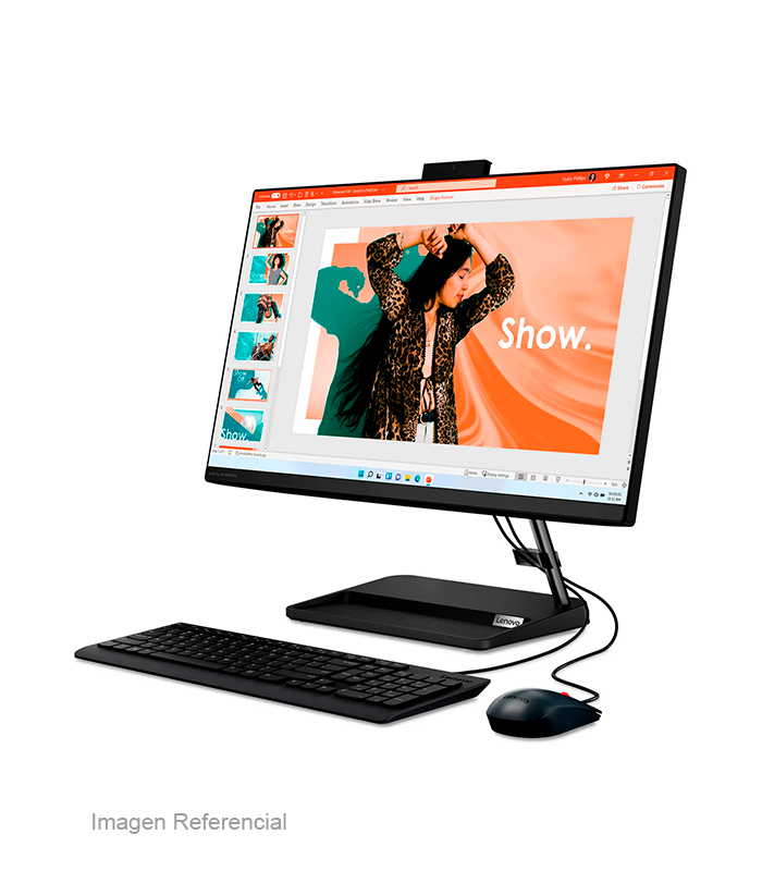 F0GH01AGLD ALL IN ONE LENOVO IDEACENTRE 3 24IAP7 / I5-1235U / 1.3 - 4.4 GHZ / 8GB DDR4 / 23.8" FHD IPS - Imagen 1