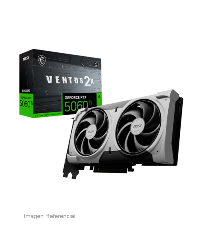 912-V536-051 2 TARJETA DE VIDEO MSI RTX 5060TI / 8GB / VENTUS / GDDR7 - Imagen 1