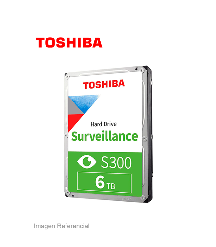 HDWT860 DISCO DURO TOSHIBA SURVEILLANCE S300 / 6TB / 7200 RPM - Imagen 1