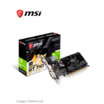 TARJETA DE VIDEO MSI GT 710 / 2GB DDR3 / 64BIT / DVI - VGA - HDMI
