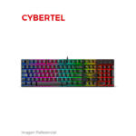 TECLADO CYBERTEL XTREME GAMER CYB K505  / USB / RAINBOW / BLACK