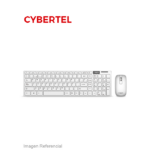 TECLADO + MOUSE CYBERTEL PREMIER CYB WT802W / INALAMBRICO / WHITE