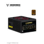 FUENTE DE PODER MICRONICS ATX MIC P600-80+ / 600W / 80 PLUS BRONZE