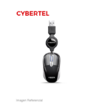 MOUSE CYBERTEL SPUTNIK CYB M204S/ RETRACTIL / USB / BLACK