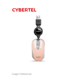 MOUSE CYBERTEL SPUTNIK CYB M204S/ RETRACTIL / USB / RUBER NUDE
