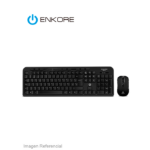 TECLADO + MOUSE ENKORE EBONY ENK T800 / WIFI / BLACK
