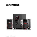 PARLANTE MICRONICS FUNKY MIC S7077BT / 2.1 / USB/SD / FM / BT /