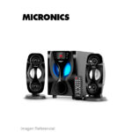 PARLANTE MICRONICS SAVAGE MIC S7415BT / 2.1 / USB / FM / BLUETOOTH / C.R