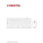 TECLADO + MOUSE CYBERTEL EVOLUTION CYB WT801 / INALAMBRICO / WHITE