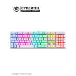 TECLADO CYBERTEL XTREME GAMER CYB K505W  / USB / RAINBOW / WHITE