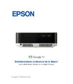 PROYECTOR PORTATIL EPSON EF - 61W / HB72A / FHD / 3LCD / 700 LUMENES. - Imagen 2
