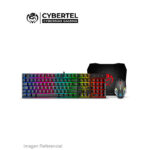 KIT CYBERTEL XTREME GAMER / CYB GT1800 / TECLADO + MOUSE + PAD MOUSE  / USB / RAINBOW