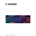 TECLADO MICRONICS FISHER GAMER MIC K801R / USB / RAINBOW