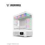 CASE MICRONICS VULKANO MIC FC1001W / 6FAN ARGB / WHITE